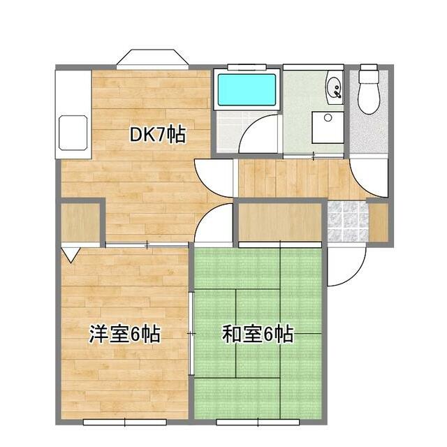 シャルム・K 103号室 間取り