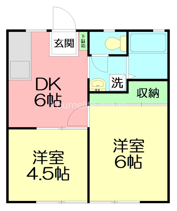 ヴィンテイジ湘南 101号室 間取り