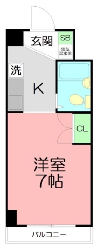 515号室 間取り
