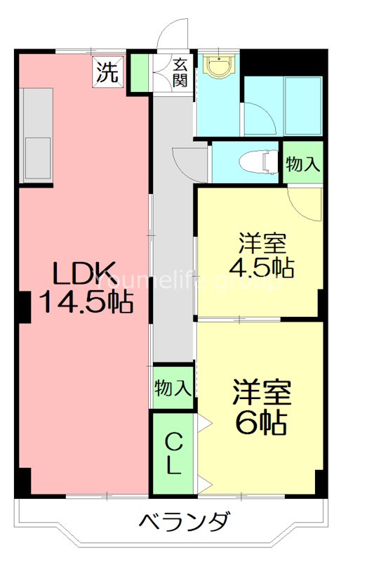 足柄第一ビル 205号室 間取り