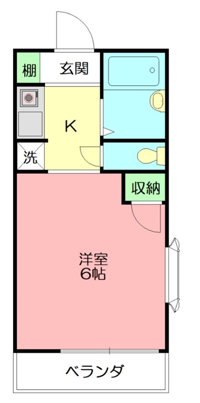 ノバビュー元町 101号室 間取り