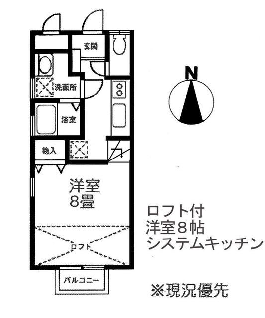レーベンハイム21Ｇ棟 103号室 間取り