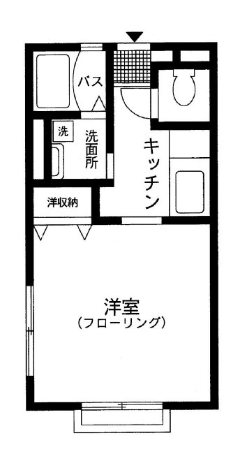 ツリーベル館 105号室 間取り