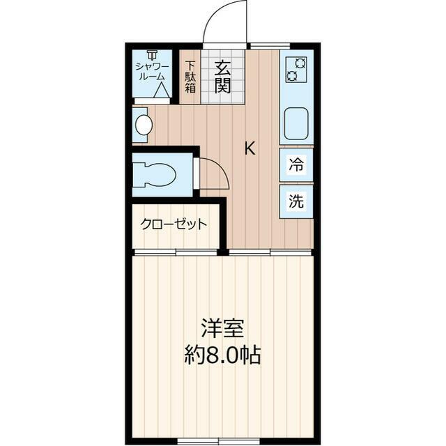 南矢名ＰＲＩＭＥＰＬＡＣＥ A-7号室 間取り