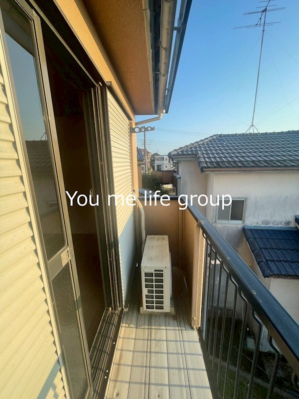 聚楽ハイツF ベランダ