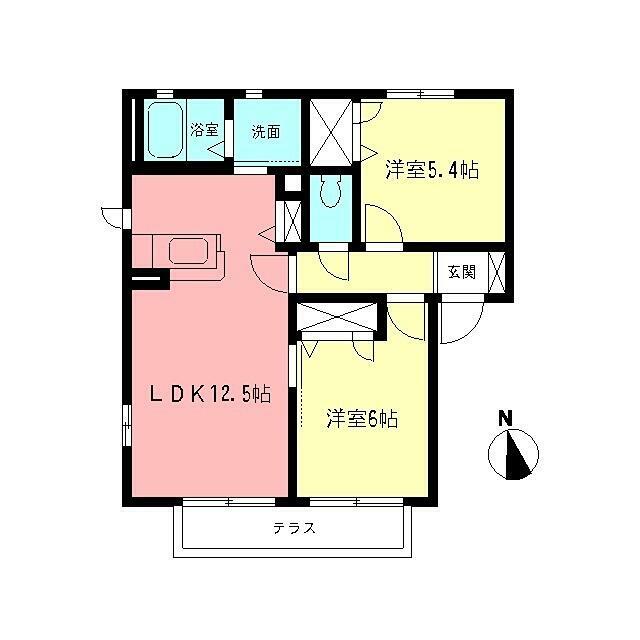 サンビュー湘南 101号室 間取り