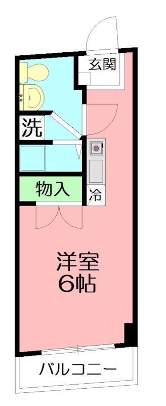 カナスカイビル 205号室 間取り