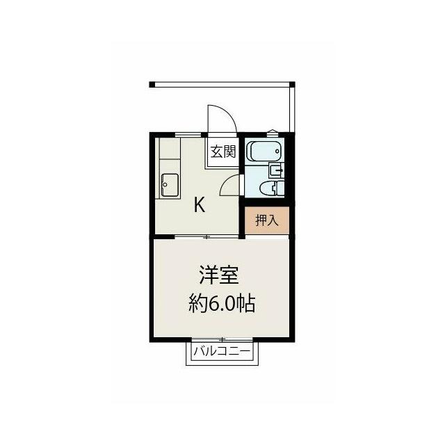 ビスタ湘南 103号室 間取り