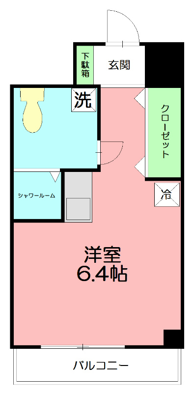 ラ・ホーヤ藤沢 208号室 間取り