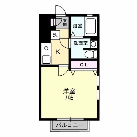 リオン湘南台 103号室 間取り