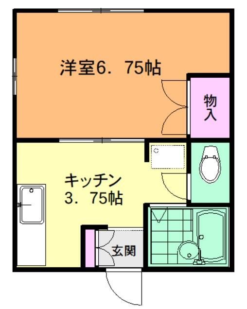アーバンハウス 101号室 間取り