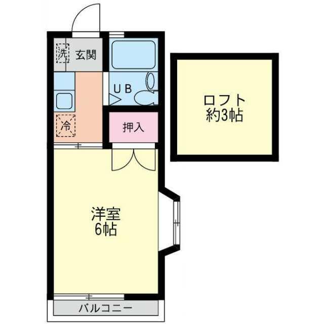 アミューズメント・ＭＩ 201号室 間取り
