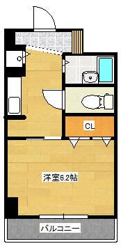 ベルピリカ 202号室 間取り