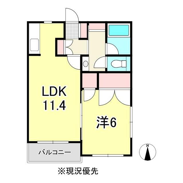 スタープラザ 1F号室 間取り