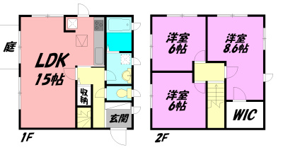 メゾンド東海岸Ｂ棟  間取り