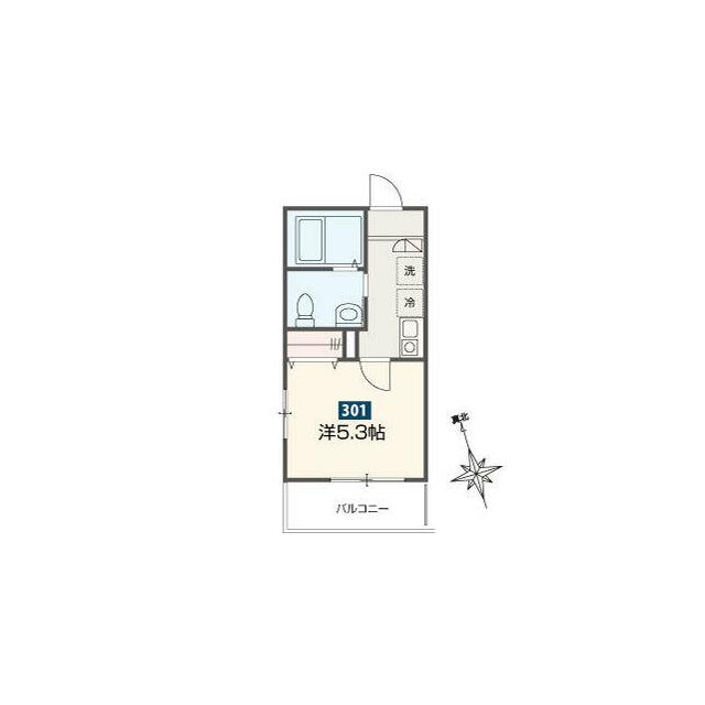 ＭＥＬＤＩＡ高座渋谷Ⅵ 301号室 間取り