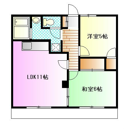 メタセコイヤ 105号室 間取り