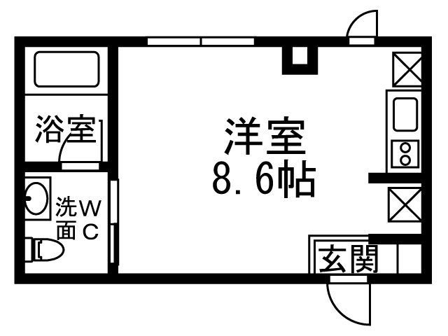 代官町グリーンビル 305号室 間取り