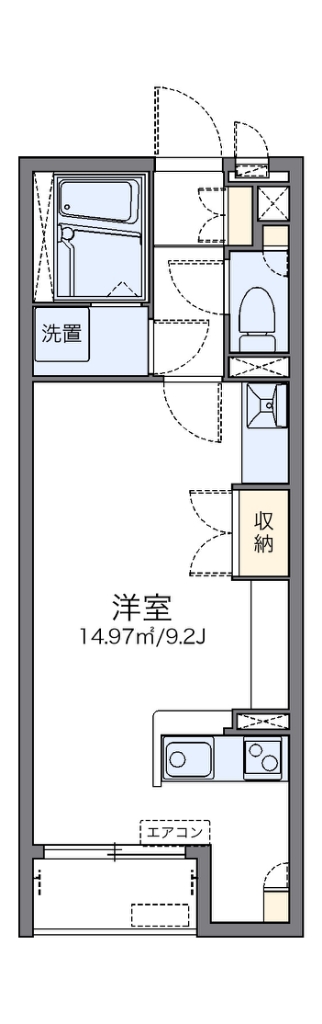 レオネクストアヴェンティーノ 203号室 間取り