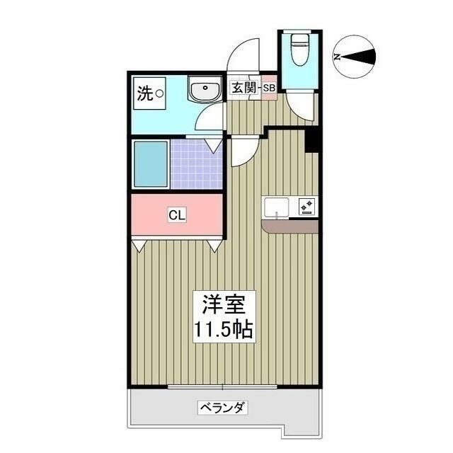 ベルフロースト弐番館 305号室 間取り