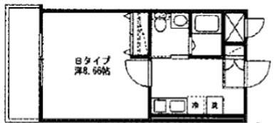 パークベア本厚木 303号室 間取り