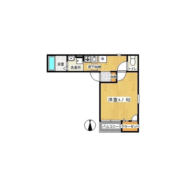 ジュネスⅠ 202号室 間取り