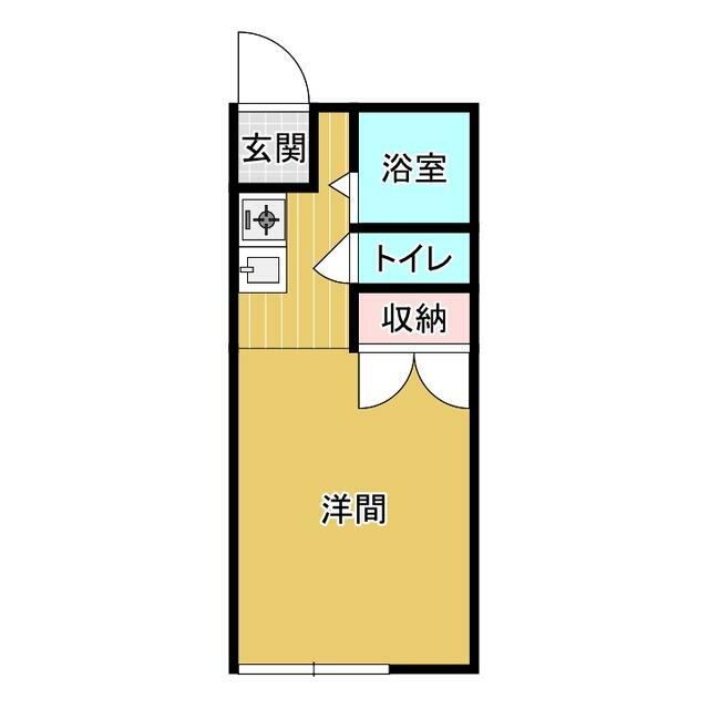 コーポケイⅡ 106号室 間取り