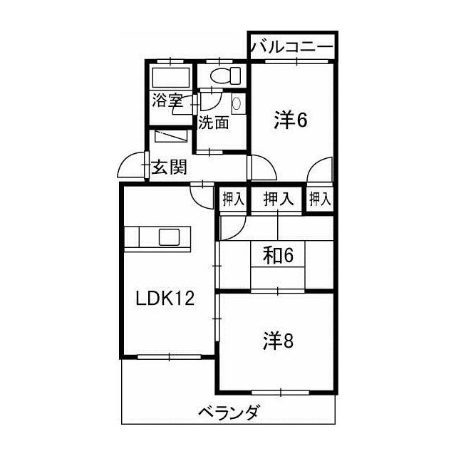 グランシャリオⅡ 間取り