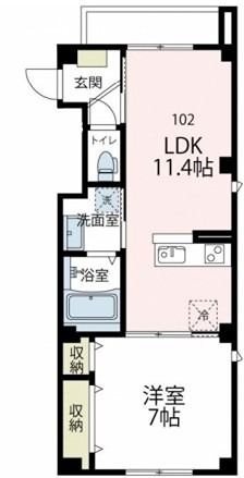 サマーハウス鵠沼 202号室 間取り