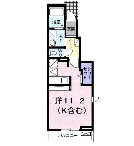Ｃｏｎｆｏｒｔ　ＭＴ 101号室 間取り