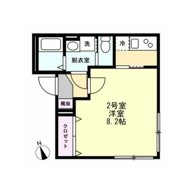 ベイルームサニー茅ヶ崎 102号室 間取り