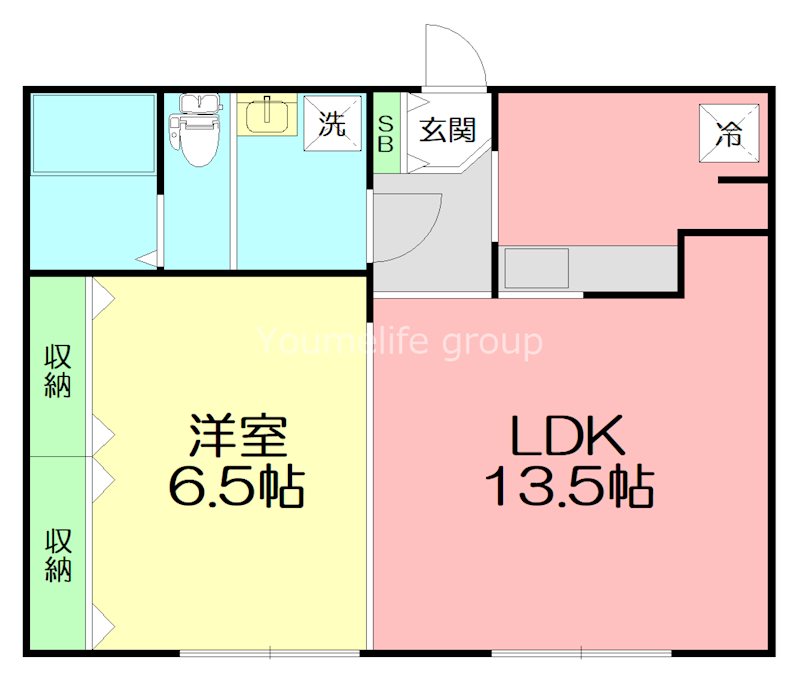 クロノスディオ 204号室 間取り