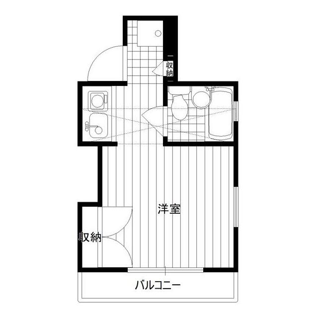 ドルフ鶴巻第１２ 202号室 間取り