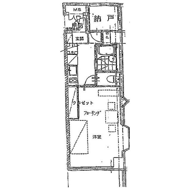 弥生台弐番館 405号室 間取り