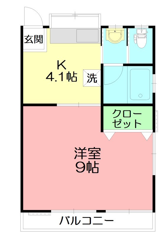 ハイツニューライフ 201号室 間取り