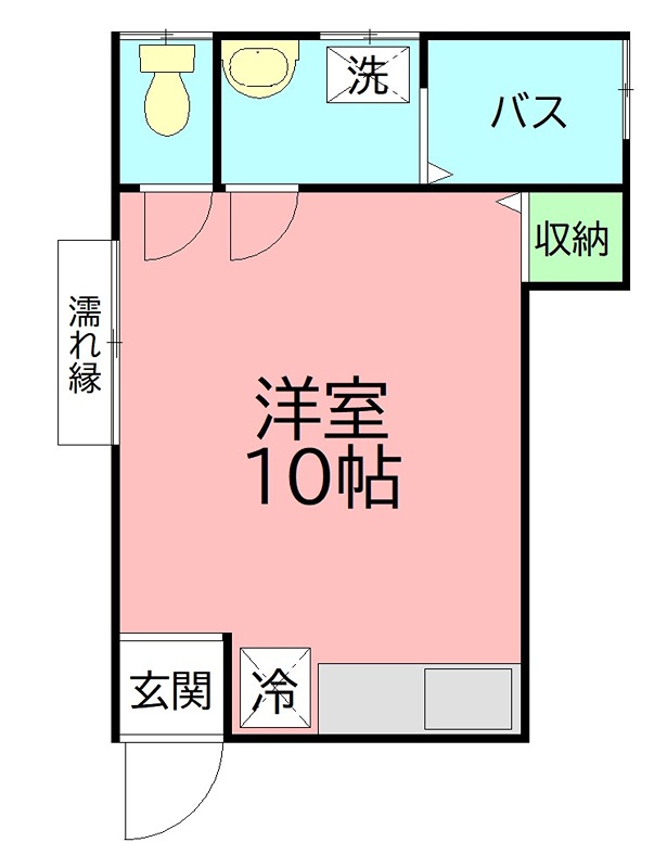 ベルウッド元町 A号室 間取り