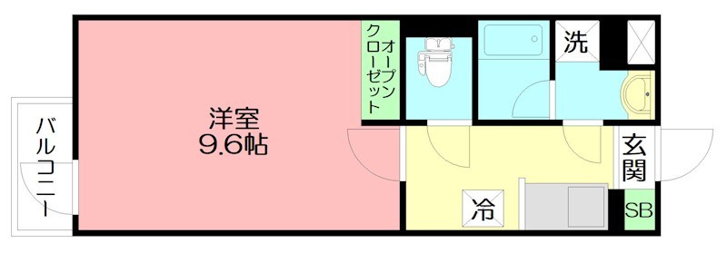 （仮称）亀井野1丁目計画 301号室 間取り