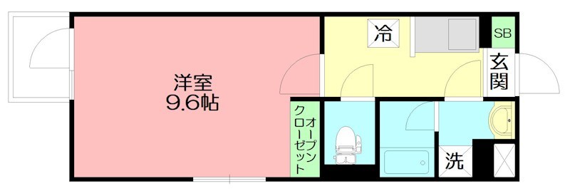 （仮称）亀井野1丁目計画 102号室 間取り