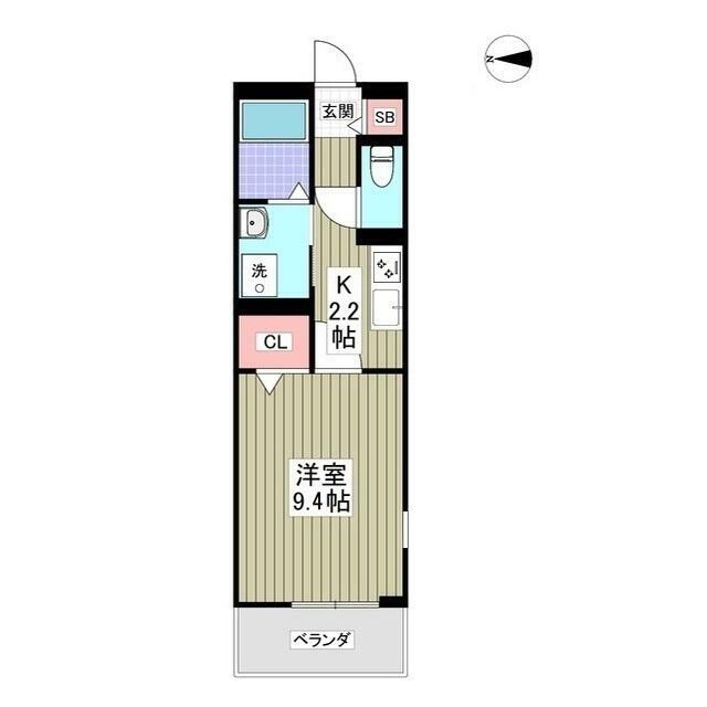 ベルフロースト 101号室 間取り
