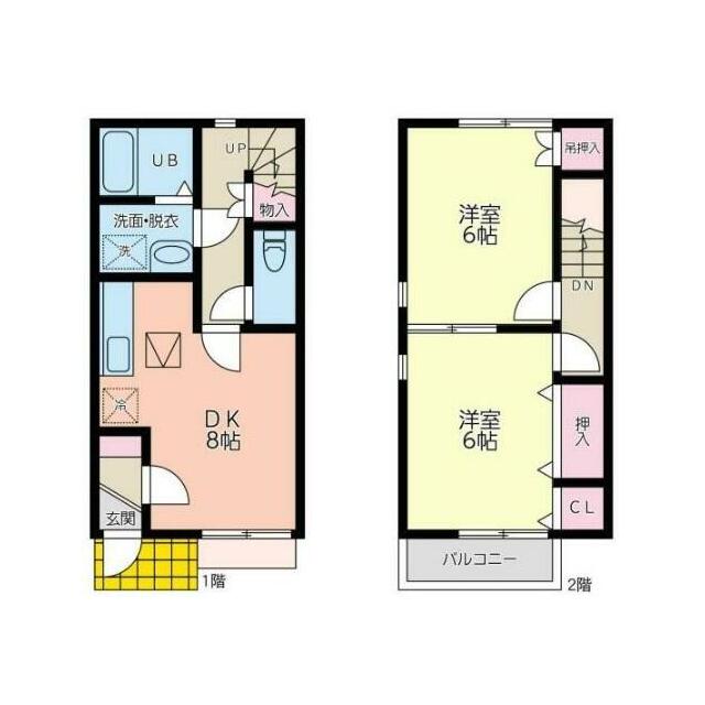 プローグⅡ 101号室 間取り