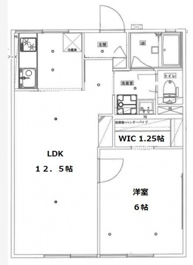 シティハイム　ラ・メール 101号室 間取り