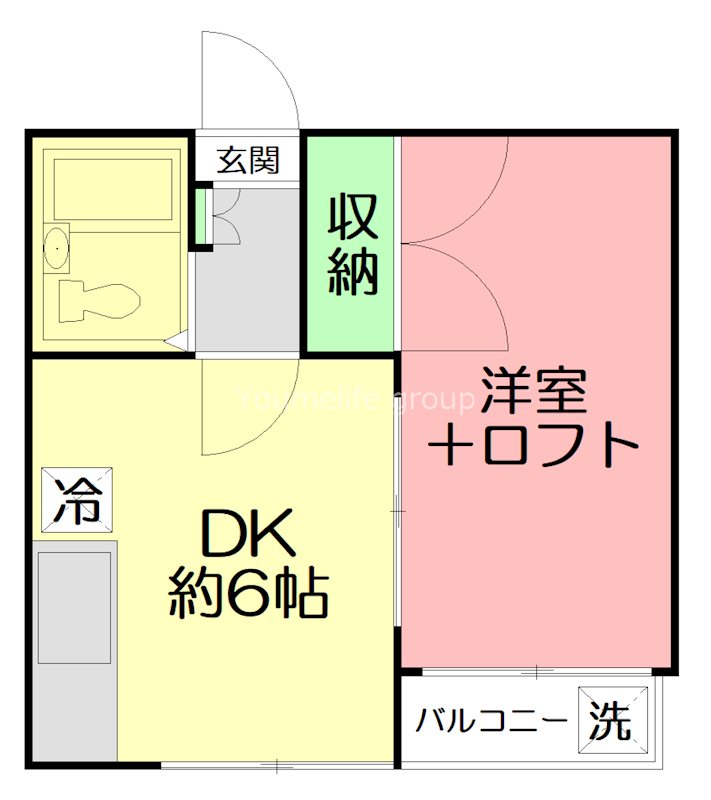 レジデンス東戸塚 203号室 間取り
