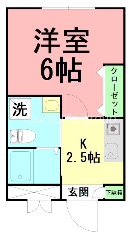 HPSビル 102号室 間取り