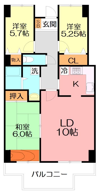 ロイヤルステージ弥生台 間取り図