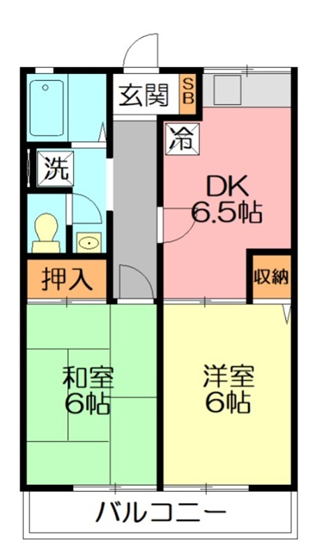 ソフィア湘南 201号室 間取り