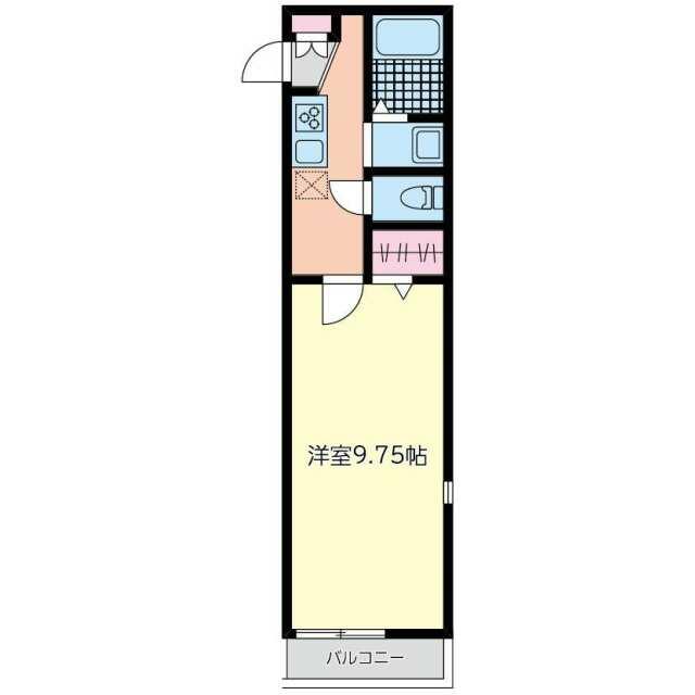 グランドール本郷台 205号室 間取り