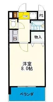 コバヤシビル 201号室 間取り