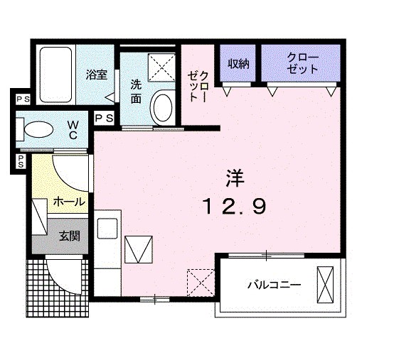 サンプルメリア 103号室 間取り