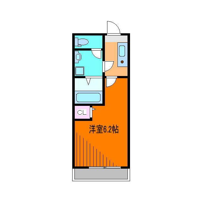 グランフェリオ本厚木 304号室 間取り