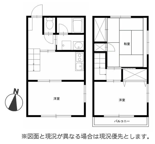 レーベンハイム21　F棟 1号室 間取り